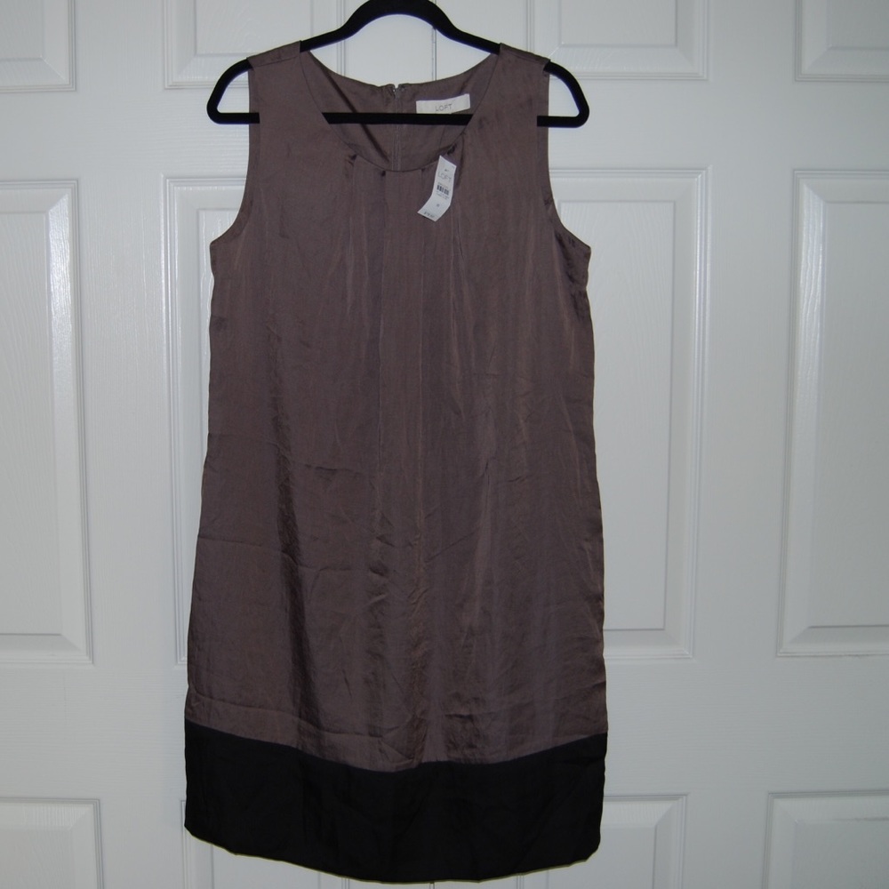 Loft Colorblockes Hem Dress